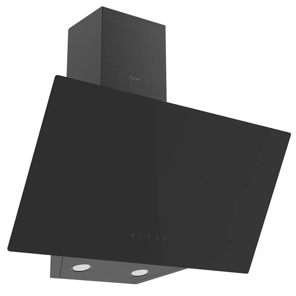 Ferre FLOWART  Serisi Siyah Set (SS205 + QBL63CS +D077 ) - Emaye Izgara - 7