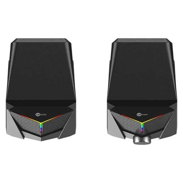 Lenovo Lecoo DS104 Kablolu Usb + 3.5Mm Jack 6W 80dB Rgb Işıklı 1+1 Gaming Speaker - Hoparlör - 4