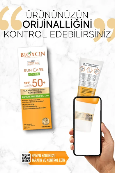 Bioxcin Sun Care Akneye Eğilimli Ciltler Için Güneş Kremi 50 Spf - Akne, Dry Touch, Mat - Resim 3
