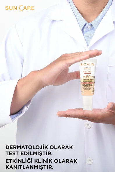 Bioxcin Sun Care Lekeye Eğilimli Ciltler Için Çok Yüksek Korumalı Renkli Güneş Kremi 50 Spf - Leke Tinted - Resim 7