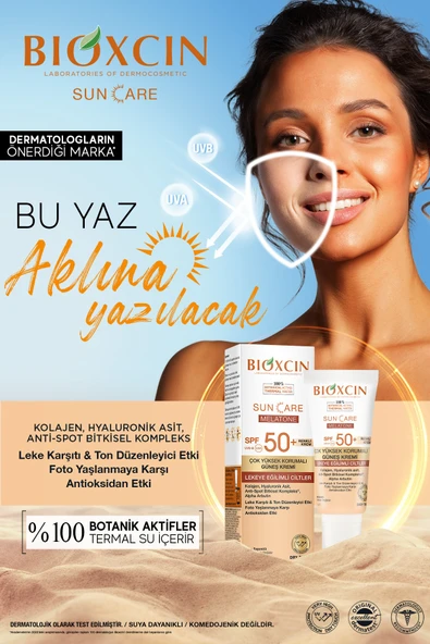Bioxcin Sun Care Lekeye Eğilimli Ciltler Için Çok Yüksek Korumalı Renkli Güneş Kremi 50 Spf - Leke Tinted - Resim 2