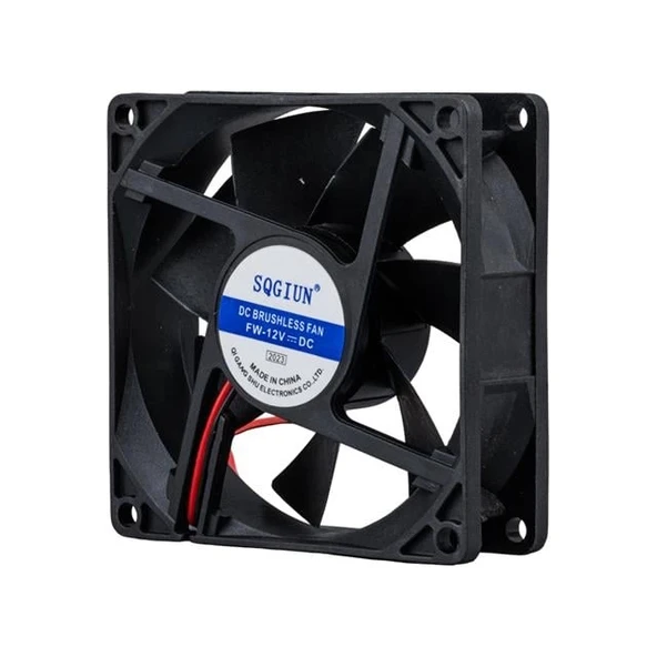 PowerMaster PM-17897 Fırçasız DC Fan 80x80x25mm 12 Volt 3 Pin - 2