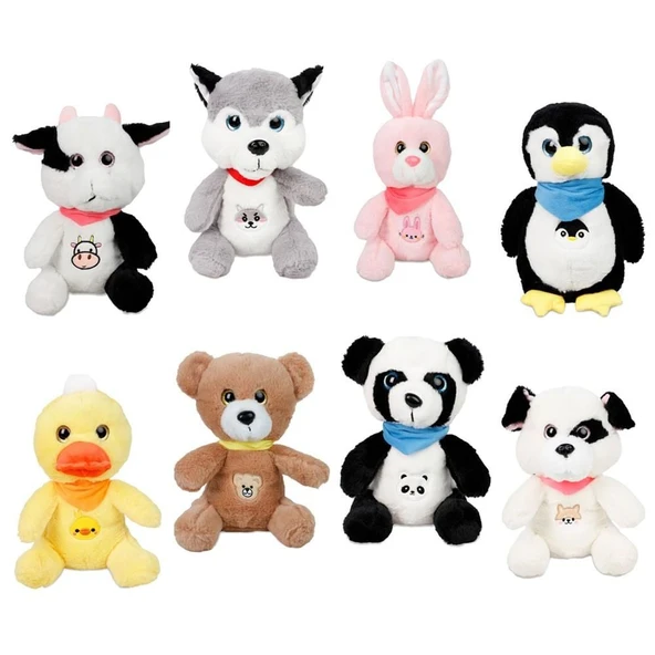 ZeycanHome Halley Oyuncak Asorti Hayvanlar 25cm 62557 Kız Erkek Çocuk Oyuncak Eğitici Oyuncaklar ürün görseli 1