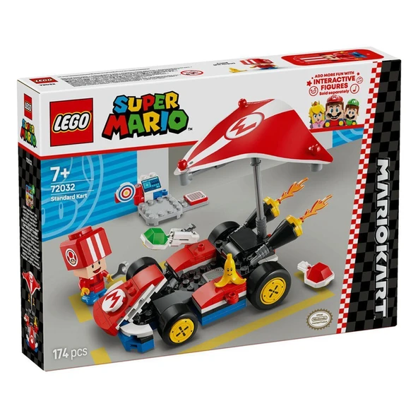 ZeycanHome 72032 Lego Super Mario Mario Kart – Standard Kart 174 parça +7 yaş Kız Erkek Çocuk Oyuncak Eğitici O ürün görseli 1