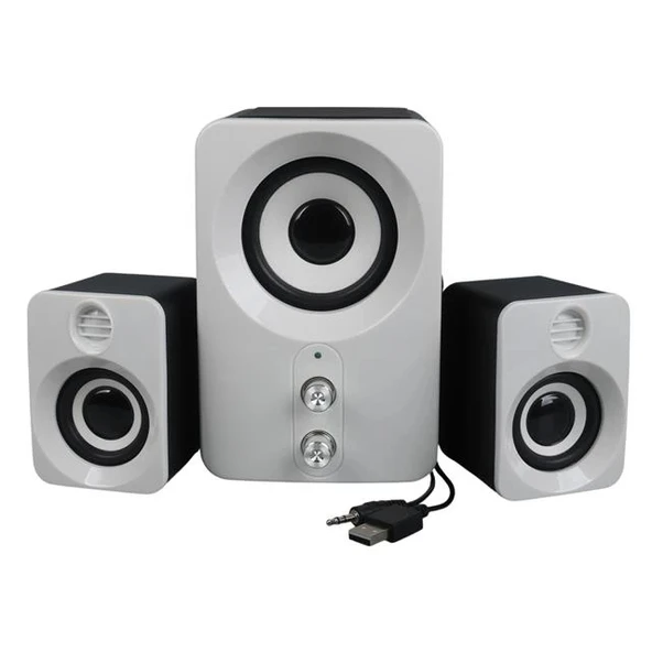MagicVoice FT-10 2+1 3x3 Watt Aux Multimedia Seti USB Speaker - Hoparlör - 3
