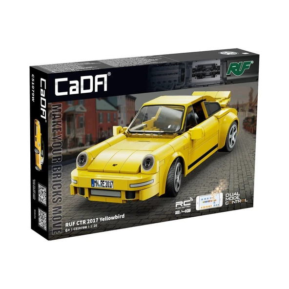 ZeycanHome C51079W Cada RUF CTR 2017 Yellowbird Blok Seti 222 Parça -Vagon life Kız Erkek Çocuk Oyuncak Eğitici ürün görseli 1