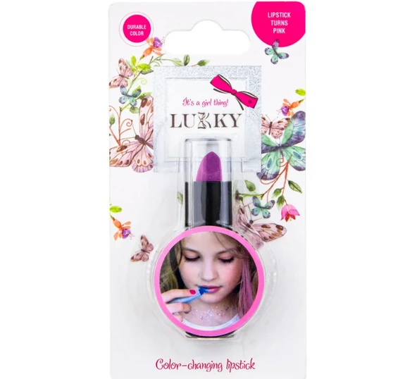 ZeycanHome Lukky Renk Değiştiren Ruj Lila Kız Erkek Çocuk Oyuncak Eğitici Oyuncaklar