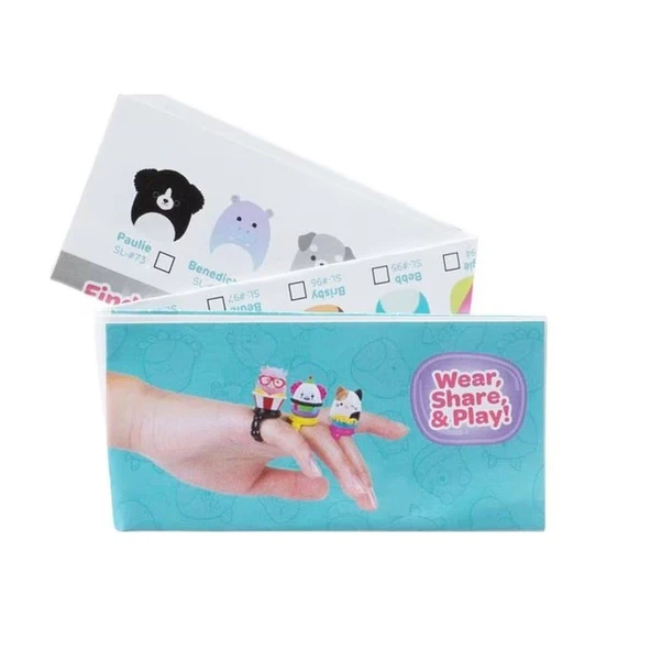 ZeycanHome AL0001-1 Squish-a-longs 2 Figür + Yüzük Sürpriz Paket Seri 1 - 1adet Fiyatıdır Kız Erkek Çocuk Oyunc - 3
