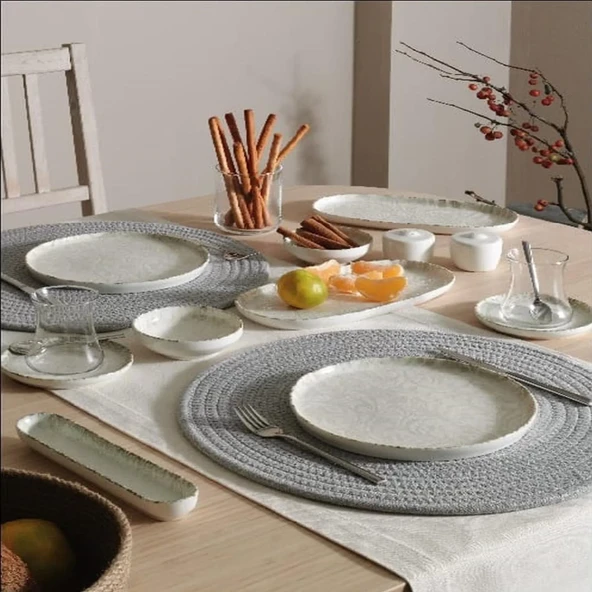 PİERRE CARDİN ETHNIC LIGHT 28 PARÇA 6 KİŞİLİK KAHVALTI TAKIMI