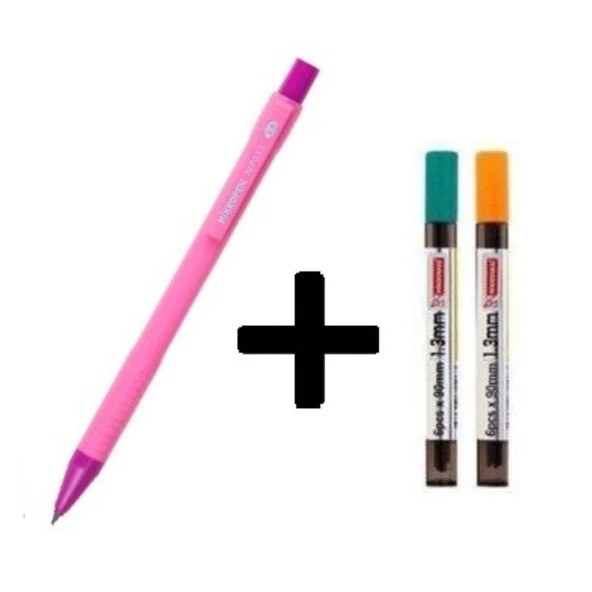 1.3 mm Uçlu Kalem ve 1.3 mm Ucu 2 Adet Mikro Mp-620 Versatil Kalem Seti - 9