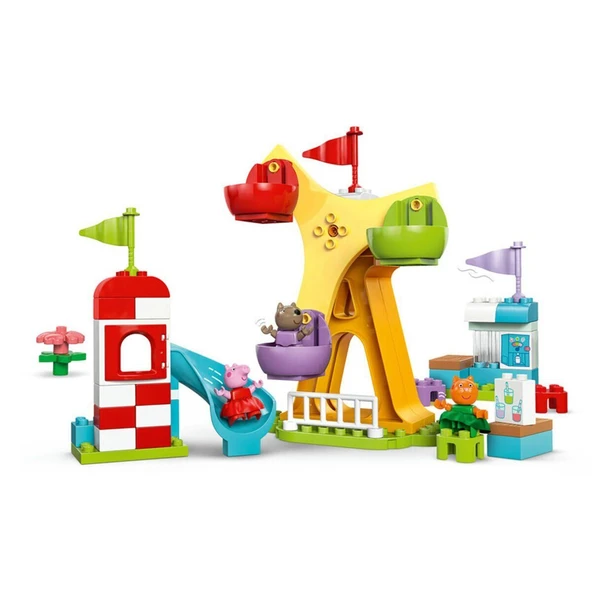 ZeycanHome 10453 Lego Duplo Lunapark 53 parça +2 yaş Kız Erkek Çocuk Oyuncak Eğitici Oyuncaklar - Resim 3