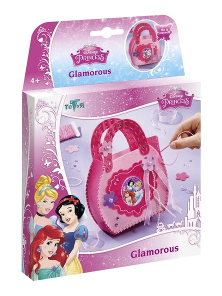 ZeycanHome Disney Prenses Çanta Tasarım Seti Kız Erkek Çocuk Oyuncak Eğitici Oyuncaklar