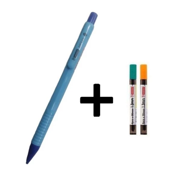 1.3 mm Uçlu Kalem ve 1.3 mm Ucu 2 Adet Mikro Mp-620 Versatil Kalem Seti - 2