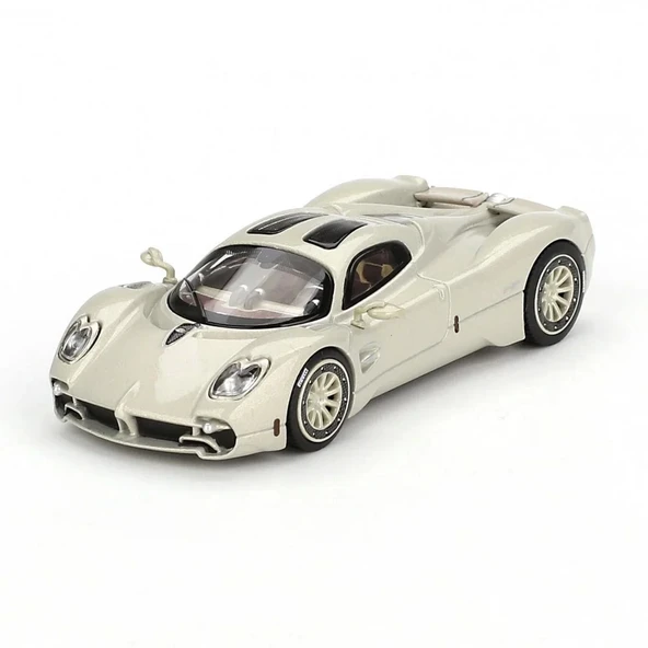 ZeycanHome Mini GT 1/64 BBR Pagani Utopia Presentation Grigio Rinascimento Kız Erkek Çocuk Oyuncak Eğitici Oyun ürün görseli 1