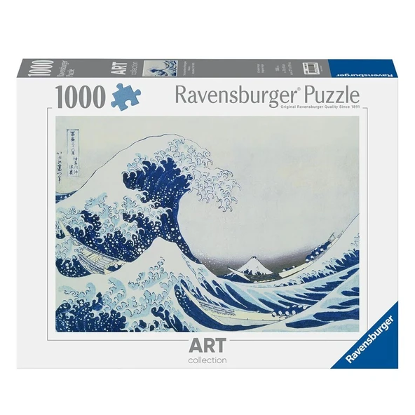 ZeycanHome 120001072 Kanagawa Dalgası 1000 parça Ravensburger Puzzle Kız Erkek Çocuk Oyuncak Eğitici Oyuncaklar ürün görseli 1