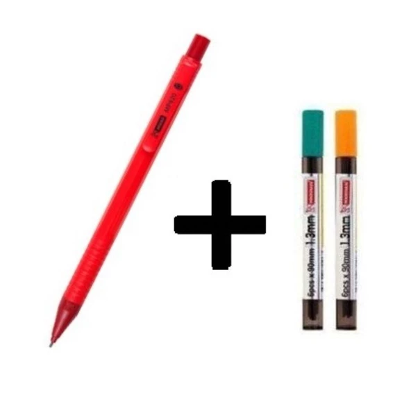 1.3 mm Uçlu Kalem ve 1.3 mm Ucu 2 Adet Mikro Mp-620 Versatil Kalem Seti - 6