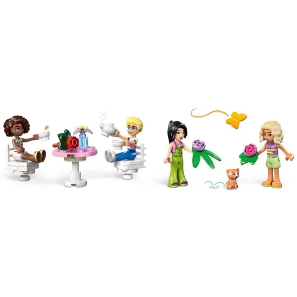 ZeycanHome LEGO Friends Bitki Kafe ve Çiçekçi Dükkanı 42671 Kız Erkek Çocuk Oyuncak Eğitici Oyuncaklar - Resim 3