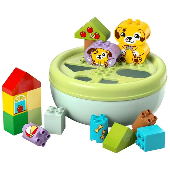ZeycanHome LEGO DUPLO İlk Şekil Ayırıcı: Köpek Evi 10441 Kız Erkek Çocuk Oyuncak Eğitici Oyuncaklar - Resim 2