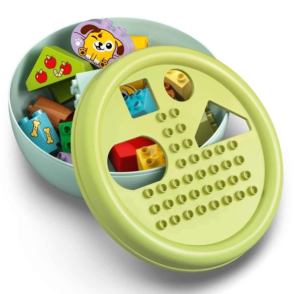 ZeycanHome LEGO DUPLO İlk Şekil Ayırıcı: Köpek Evi 10441 Kız Erkek Çocuk Oyuncak Eğitici Oyuncaklar - Resim 3