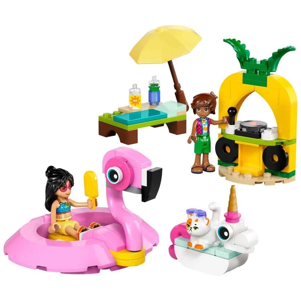ZeycanHome LEGO Friends Tek Boynuzlu At ve Flamingo Havuz Partisi 42658 Kız Erkek Çocuk Oyuncak Eğitici Oyuncak ürün görseli
