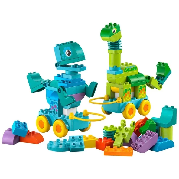 ZeycanHome LEGO DUPLO Kasabası 3’ü 1 Arada Tekerlekli Dinozorlar 10451 Kız Erkek Çocuk Oyuncak Eğitici Oyuncakl ürün görseli 1