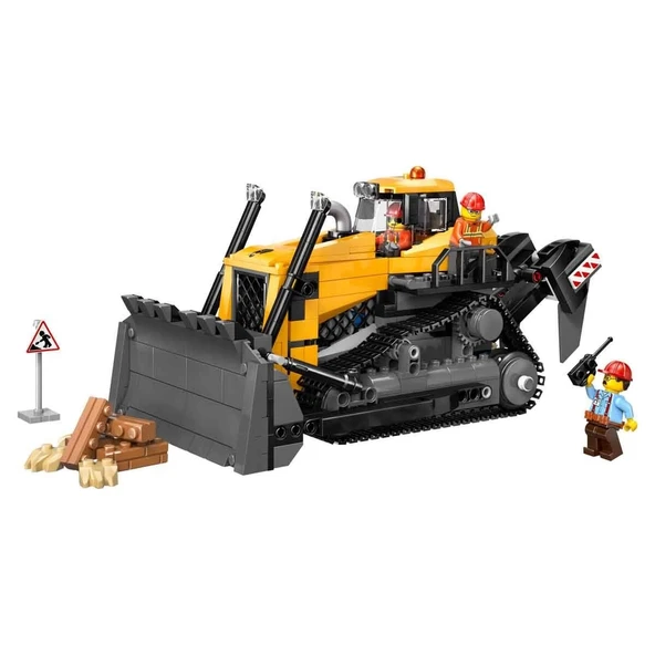 ZeycanHome LEGO City Sarı Buldozer 60466 Kız Erkek Çocuk Oyuncak Eğitici Oyuncaklar ürün görseli