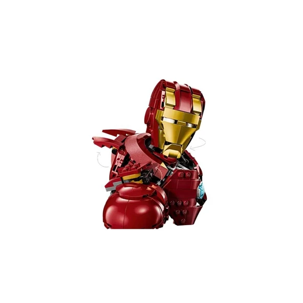 ZeycanHome 76327 Lego Marvel Iron Man MK4 Büstü 436 parça +18 yaş Kız Erkek Çocuk Oyuncak Eğitici Oyuncaklar - Resim 3