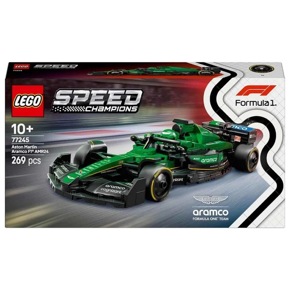 ZeycanHome LEGO Speed Champions Aston Martin Aramco F1 AMR24 Yarış Arabası Kız Erkek Çocuk Oyuncak Eğitici Oyun ürün görseli