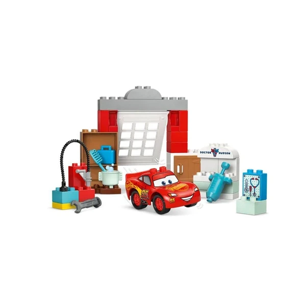 ZeycanHome 10456 Lego Duplo McQueen'in Doc'un Garajını Ziyareti 35 parça +2 yaş Kız Erkek Çocuk Oyuncak Eğitici - Resim 3