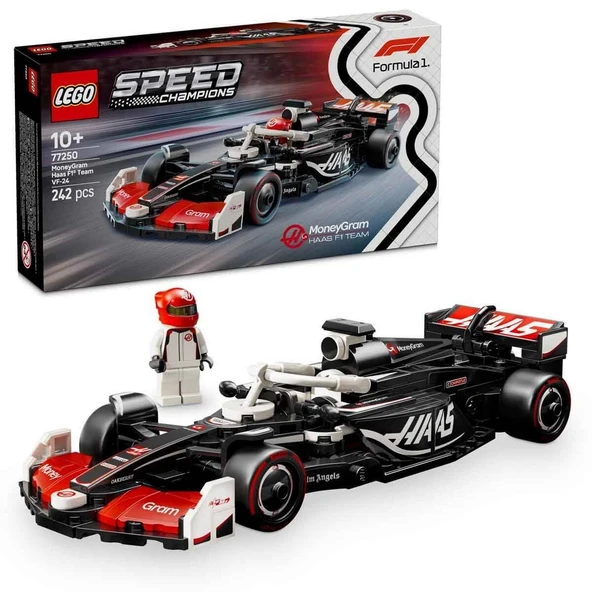 ZeycanHome LEGO Speed Champions MoneyGram Haas F1 Team VF-24 Yarış Arabası 77250 Kız Erkek Çocuk Oyuncak Eğitic ürün görseli