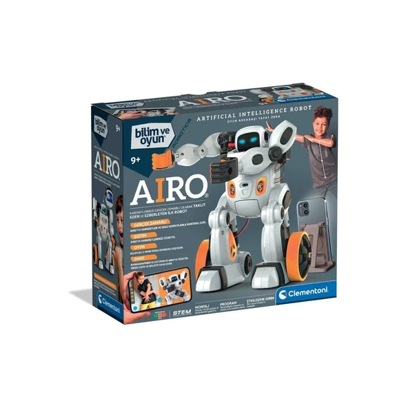ZeycanHome 64090 Robotik Laboratuvarı - Airo Robot +9 yaş Kız Erkek Çocuk Oyuncak Eğitici Oyuncaklar - Resim 3