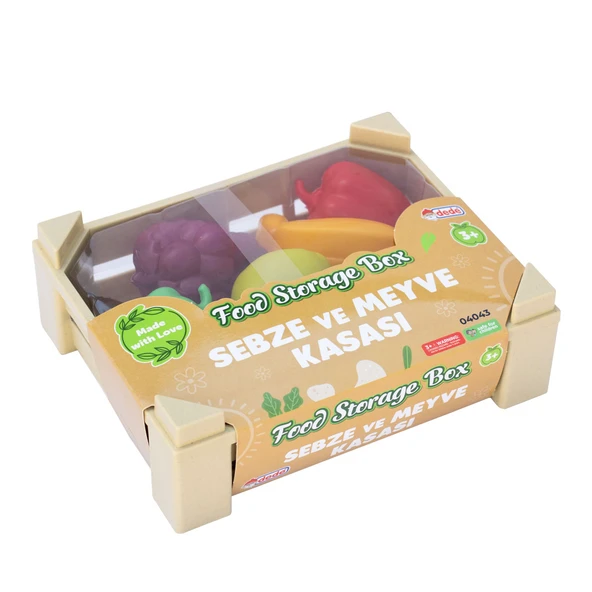 ZeycanHome 04043 SEBZE MEYVE KASASI Kız Erkek Çocuk Oyuncak Eğitici Oyuncaklar ürün görseli 1
