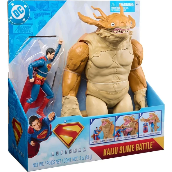 ZeycanHome Superman Kaiju Slime Figür Set Kız Erkek Çocuk Oyuncak Eğitici Oyuncaklar - Resim 3