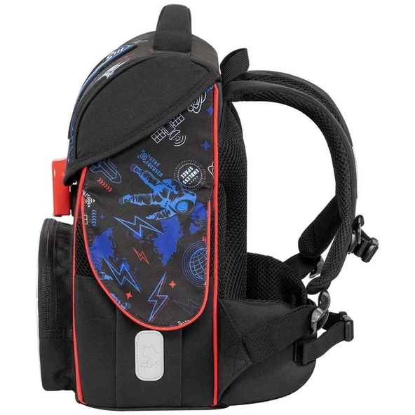ZeycanHome Uzay Desenli Siyah Okul Çantası Kız Erkek Çocuk Oyuncak Eğitici Oyuncaklar - 3
