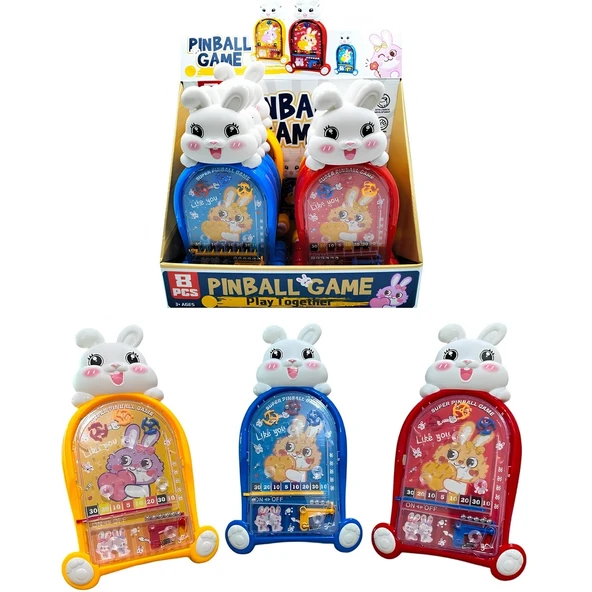 ZeycanHome Tavşanlı Pinball Oyunu Kız Erkek Çocuk Oyuncak Eğitici Oyuncaklar - Resim 2