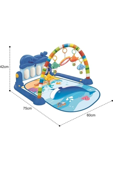 Balina Piyanolu Oyun Halısı - Resim 4