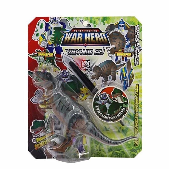 ZeycanHome Robota Dönüşen Savaşçı Dinozor T-Rex Kız Erkek Çocuk Oyuncak Eğitici Oyuncaklar ürün görseli 1