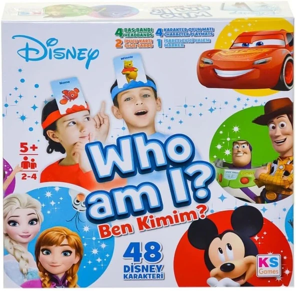 ZeycanHome KS Game Who Am I ? / Disney Ben Kimim ? Kız Erkek Çocuk Oyuncak Eğitici Oyuncaklar ürün görseli 1