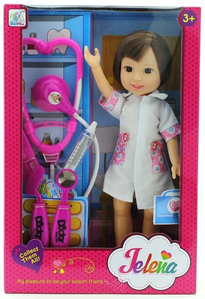 ZeycanHome Kumral Doktor Bebek Jelaina 89008 Kız Erkek Çocuk Oyuncak Eğitici Oyuncaklar ürün görseli