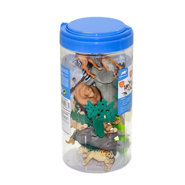 ZeycanHome SH-D6401 Vahşi Hayvan Oyun Seti 23cm Kız Erkek Çocuk Oyuncak Eğitici Oyuncaklar - Resim 2