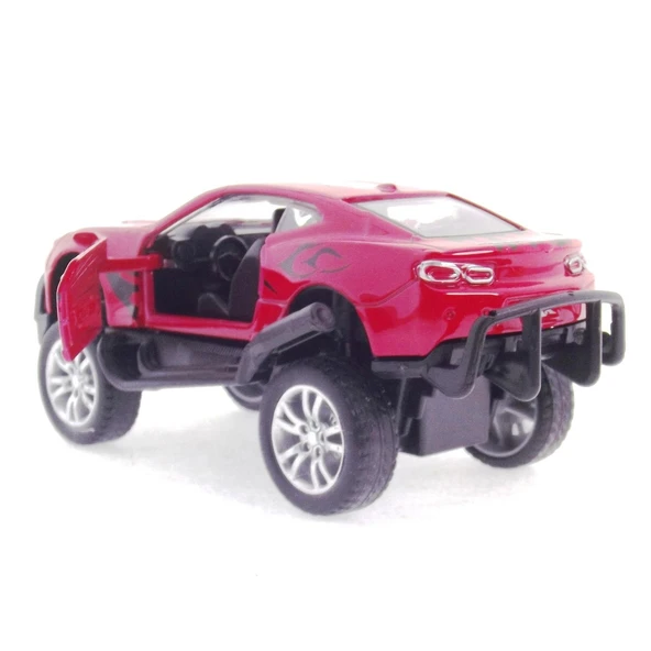 ZeycanHome Die Cast Çek Bırak Kırmızı Arazi Aracı Kız Erkek Çocuk Oyuncak Eğitici Oyuncaklar - Resim 3