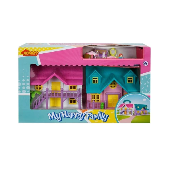 ZeycanHome 2079 Sunman, 2 Katlı Büyük Ev Oyun Seti Villa Kız Erkek Çocuk Oyuncak Eğitici Oyuncaklar ürün görseli