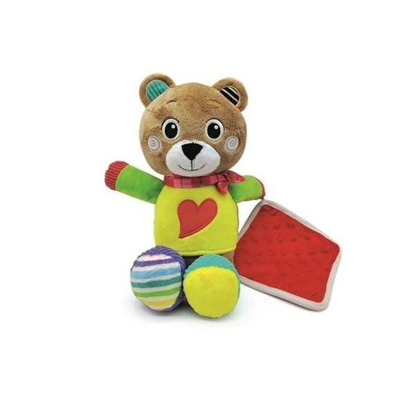 ZeycanHome 17761 Baby Clementoni - Yumuşacık Ayıcık 1-4 yaş Kız Erkek Çocuk Oyuncak Eğitici Oyuncaklar - Resim 3