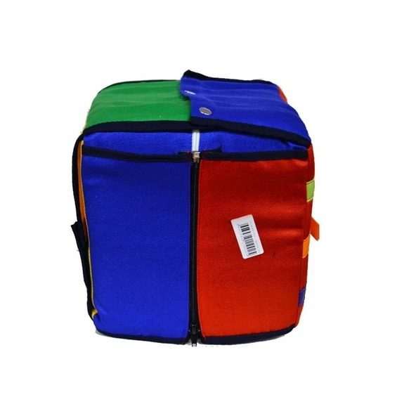 ZeycanHome AND-5012 BECERİ KÜPÜ 6 İŞLEVLİ 22X22X22 Kız Erkek Çocuk Oyuncak Eğitici Oyuncaklar - Resim 3