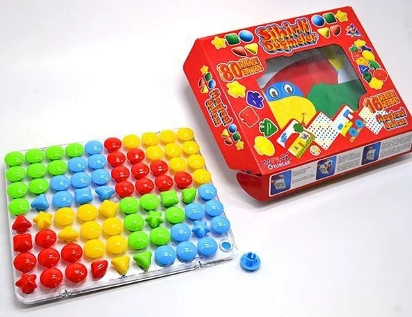 ZeycanHome Sihirli Düğmeler Kız Erkek Çocuk Oyuncak Eğitici Oyuncaklar - Resim 3