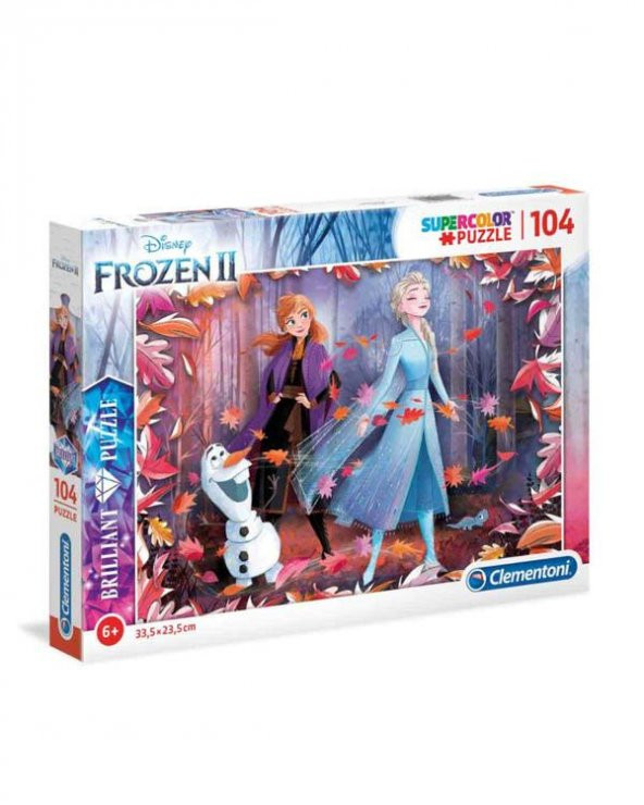 Clementoni Brilliant Frozen 2 104 Parça Puzzle 20161
