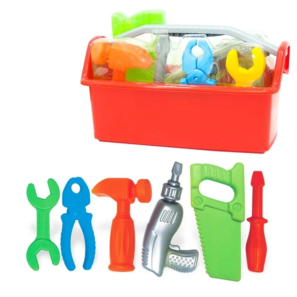 ZeycanHome Dede Teknik Tamir Çantası Kız Erkek Çocuk Oyuncak Eğitici Oyuncaklar ürün görseli 1