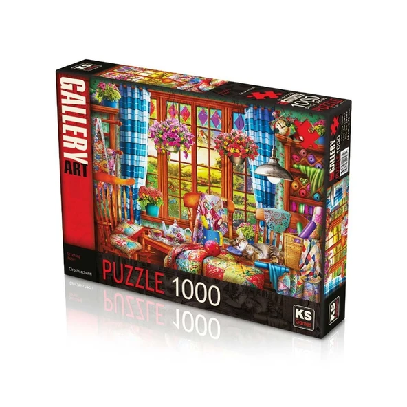 ZeycanHome KS Stitching Room 1000 Parça Puzzle Kız Erkek Çocuk Oyuncak Eğitici Oyuncaklar - Resim 2