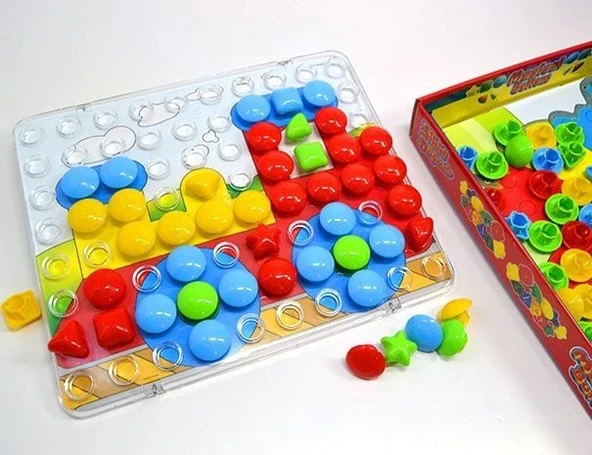 ZeycanHome Sihirli Düğmeler Kız Erkek Çocuk Oyuncak Eğitici Oyuncaklar - Resim 2