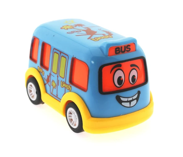 ZeycanHome Çek Bırak Mini Sevimli Mavi Otobüs Kız Erkek Çocuk Oyuncak Eğitici Oyuncaklar ürün görseli 1